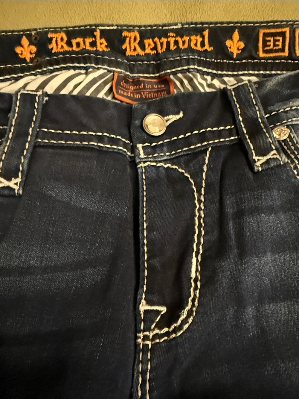 Rock Revival Women's Dark Indigo Boot Cut Jeans “Monje” - Picture 5 of 9